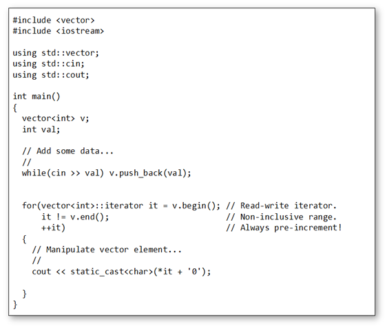 Bitesize Modern C Range For Loops Sticky Bits Powered By Feabhassticky Bits Powered By Feabhas